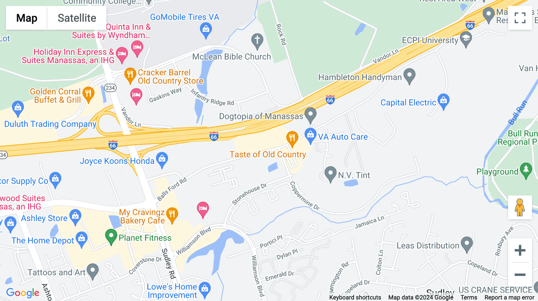 Click for interative map of 10432 Balls Ford Road, Suite 300, Manassas
