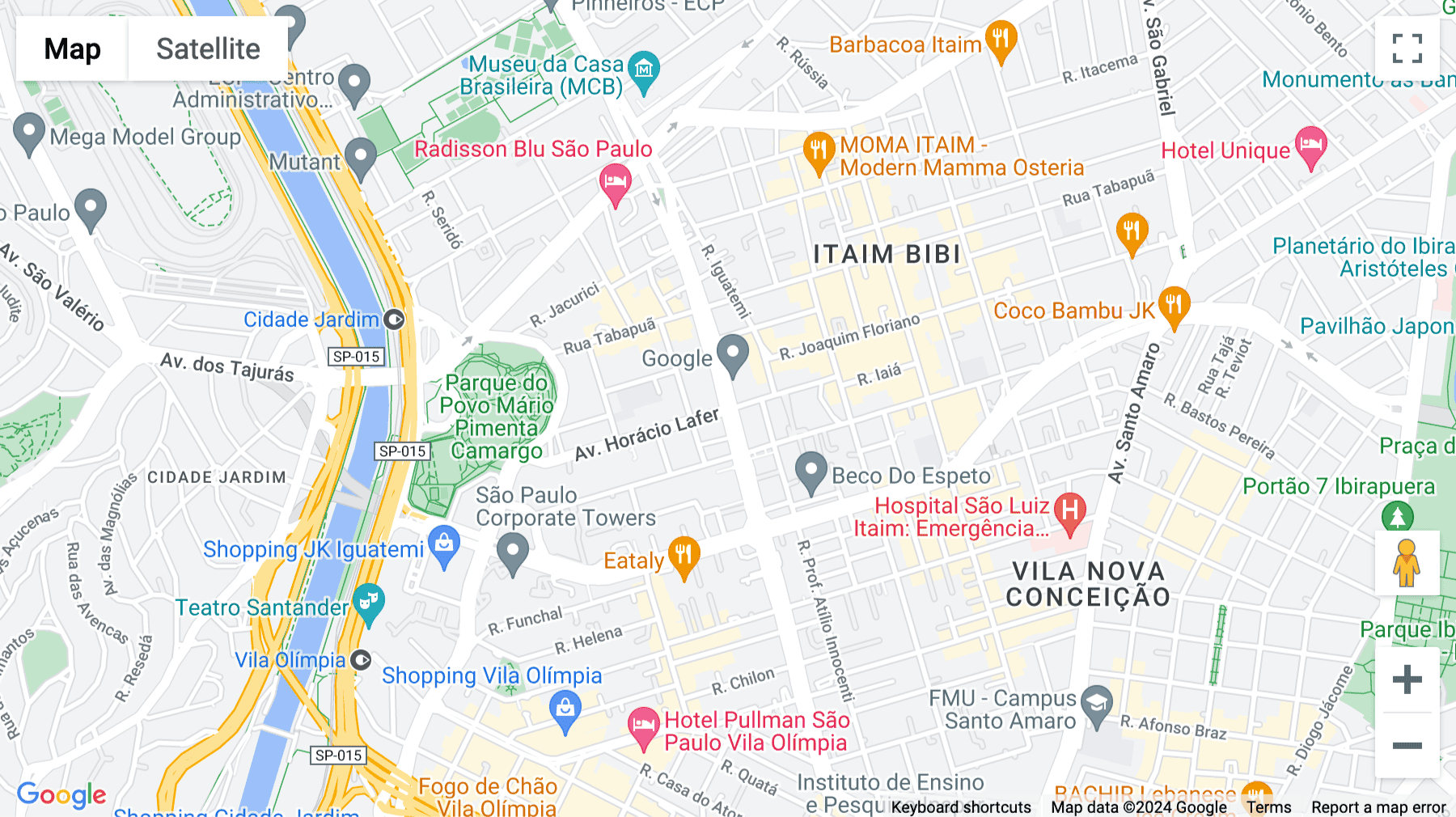 Click for interative map of Faria Lima, Av. Brigadeiro Faria Lima, 3729, 5th floor, Itaim Bibi, Sao Paulo, Sao Paulo