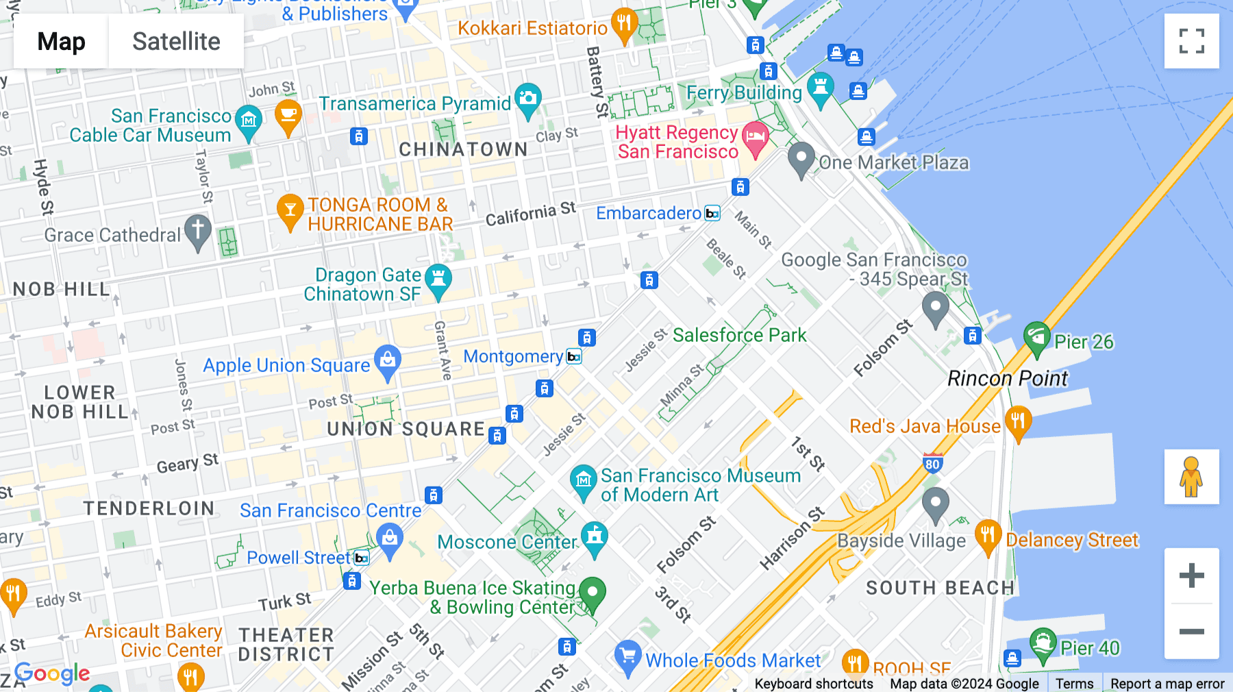 Click for interative map of 575 Market St, San Francisco