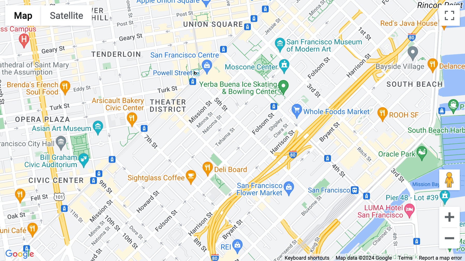 Click for interative map of 431 Tehama St, San Francisco