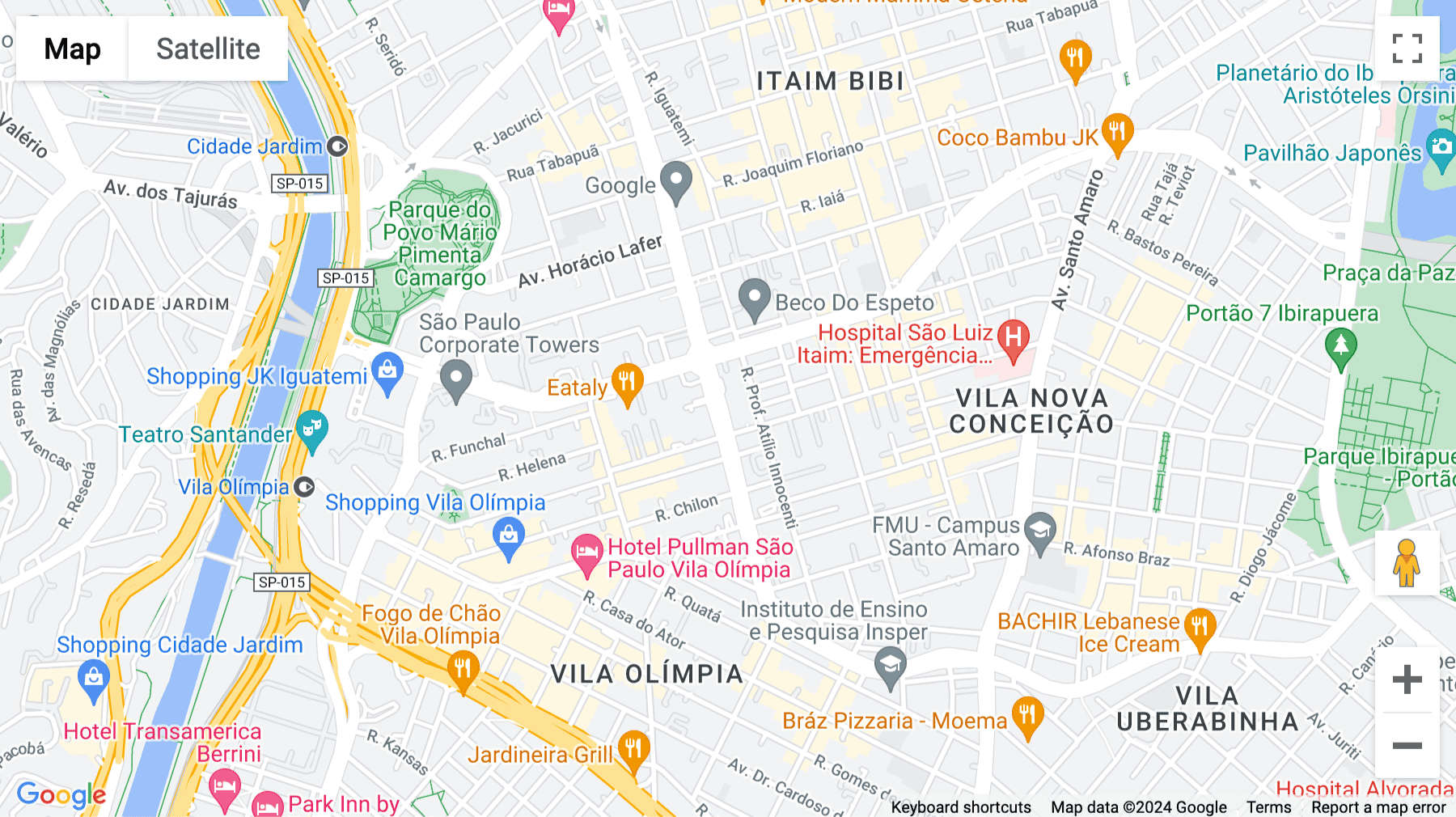 Click for interative map of Avenida Faria Lima 4055, Sao Paulo
