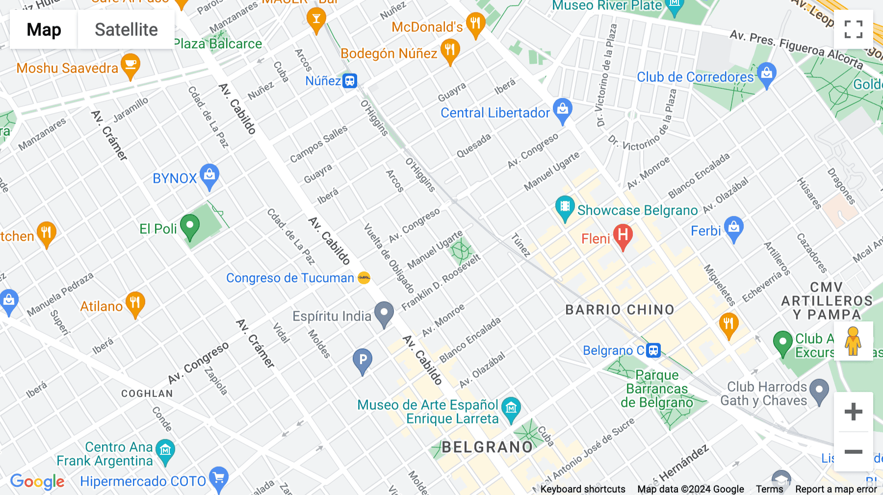 Click for interative map of Manuel Ugarte 2110, Belgrano, Buenos Aires