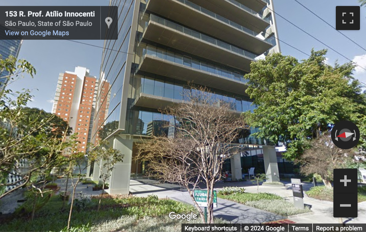 Street View image of WeWork Sao Paulo, Faria Lima, 165 R. Prof. Atílio Innocenti