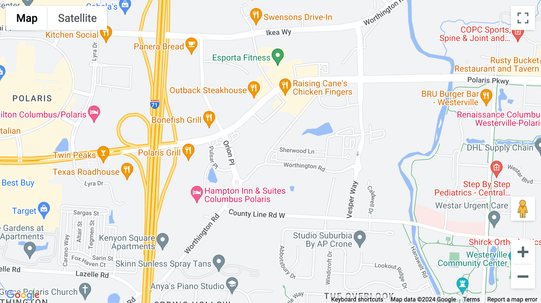 Click for interative map of 470 Olde Worthington Road, Suite 200, Columbus