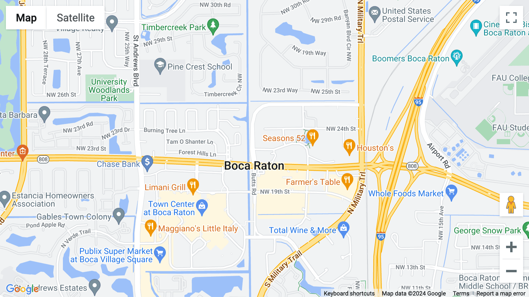 Click for interative map of 2385 Executive Centre Drive, Suite 100, Boca Raton, Florida, Boca Raton