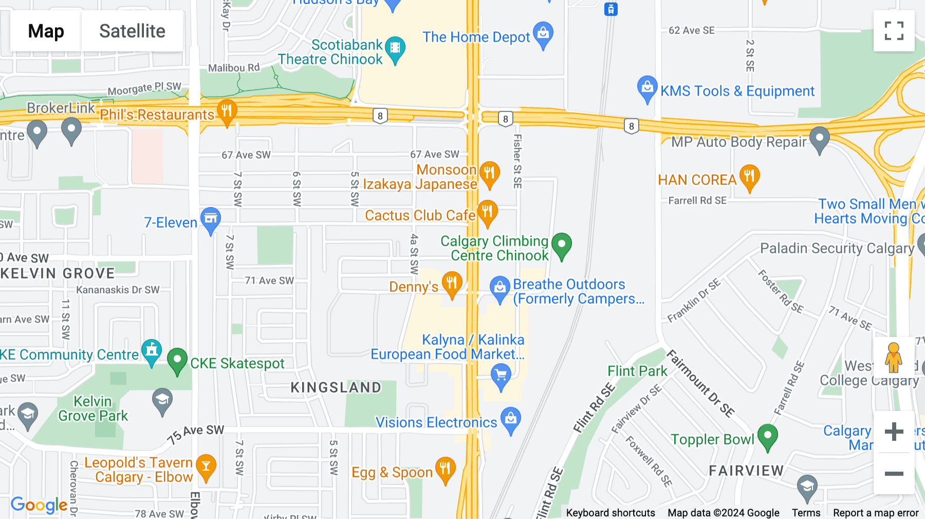 Click for interative map of 400 7015 Macleod Trail South, Calgary, Calgary