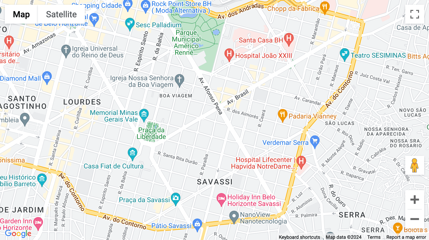 Click for interative map of Paraíba Street,  550,Savassi, Belo Horizonte, Brazil, Belo Horizonte