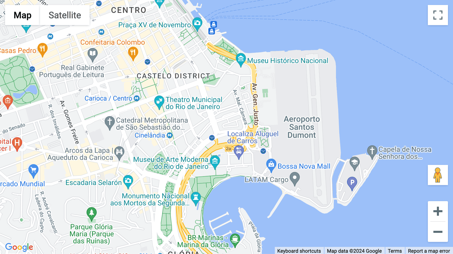 Click for interative map of Av. Beira Mar,  262, 5th and 6th floors, Rio de Janeiro, Brazil, Rio de Janeiro