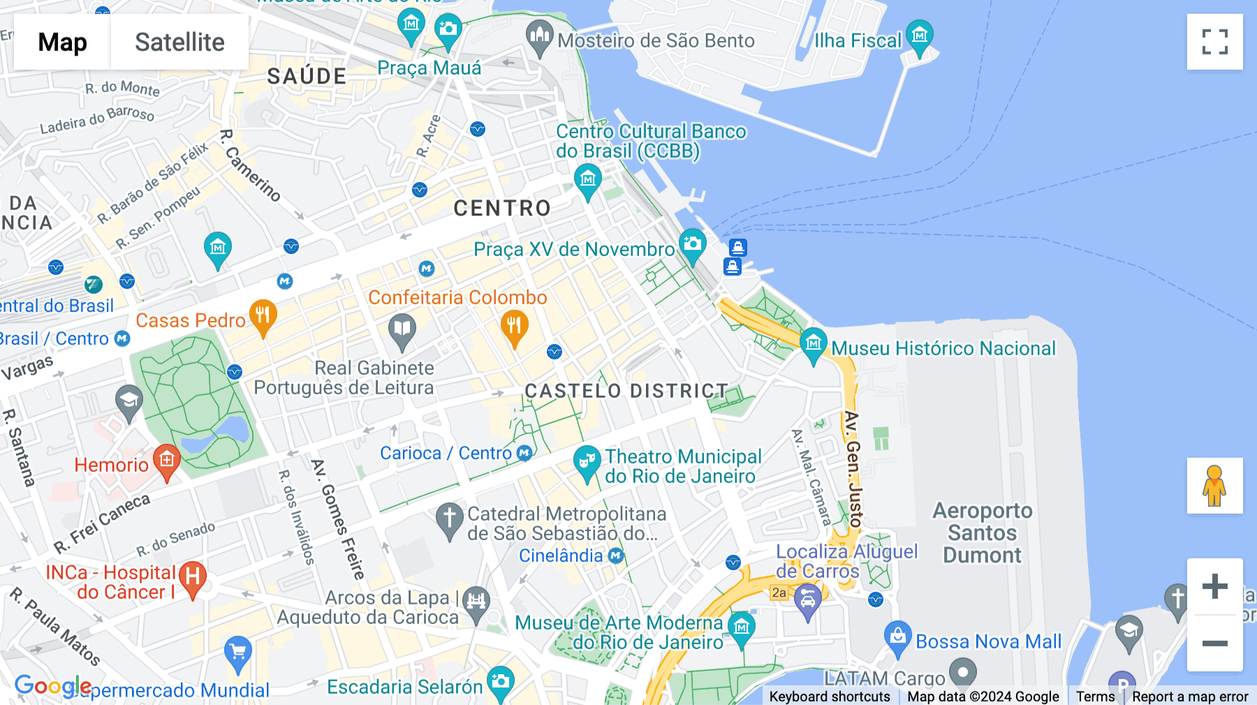 Click for interative map of Rua São Jose,  40 – 4º andar, Rio de Janeiro, Brazil, Rio de Janeiro