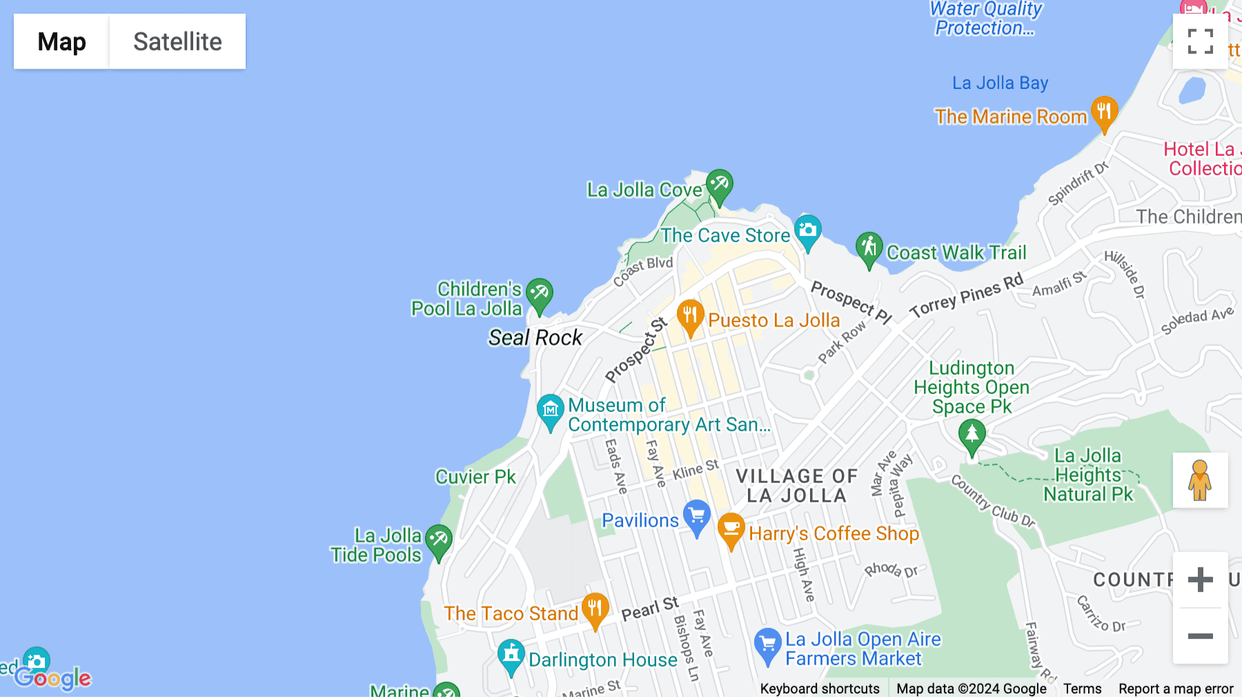 Click for interative map of 888 Prospect Street, Suite 200, La Jolla, California, USA, La Jolla