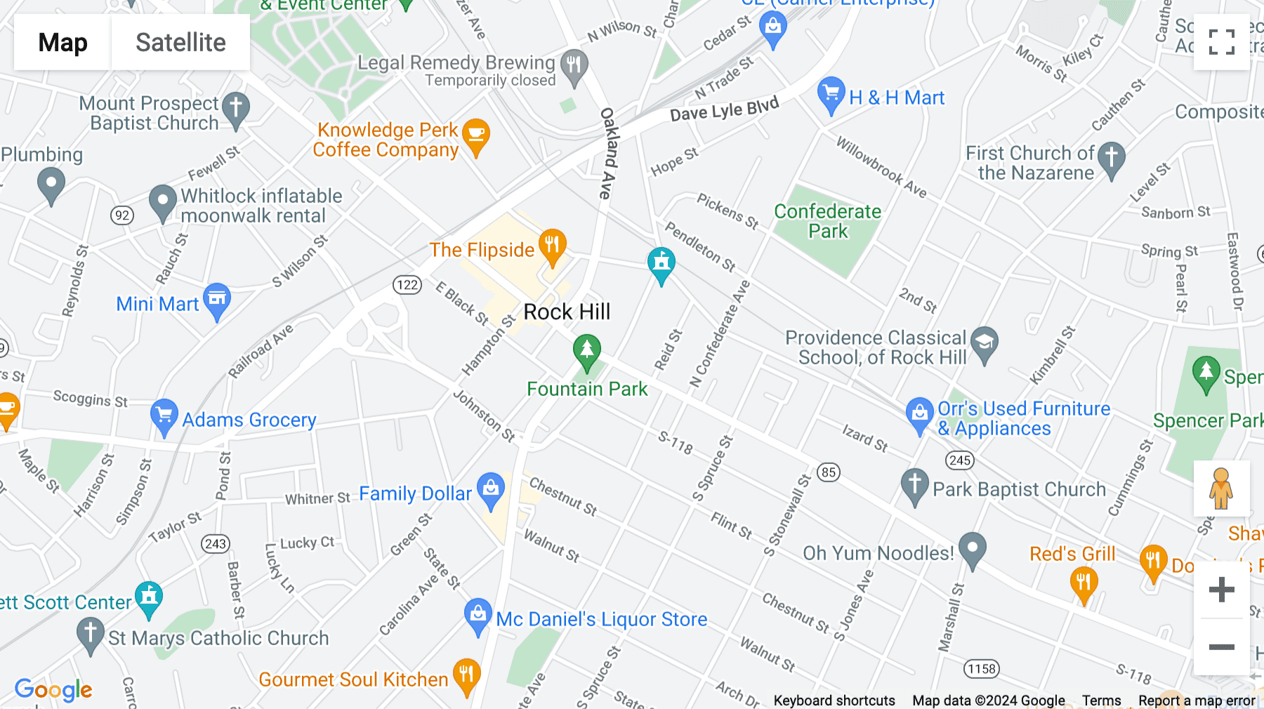 Click for interative map of 331 East Main Street, Suite 200, Rock Hill, South Carolina, Rock Hill