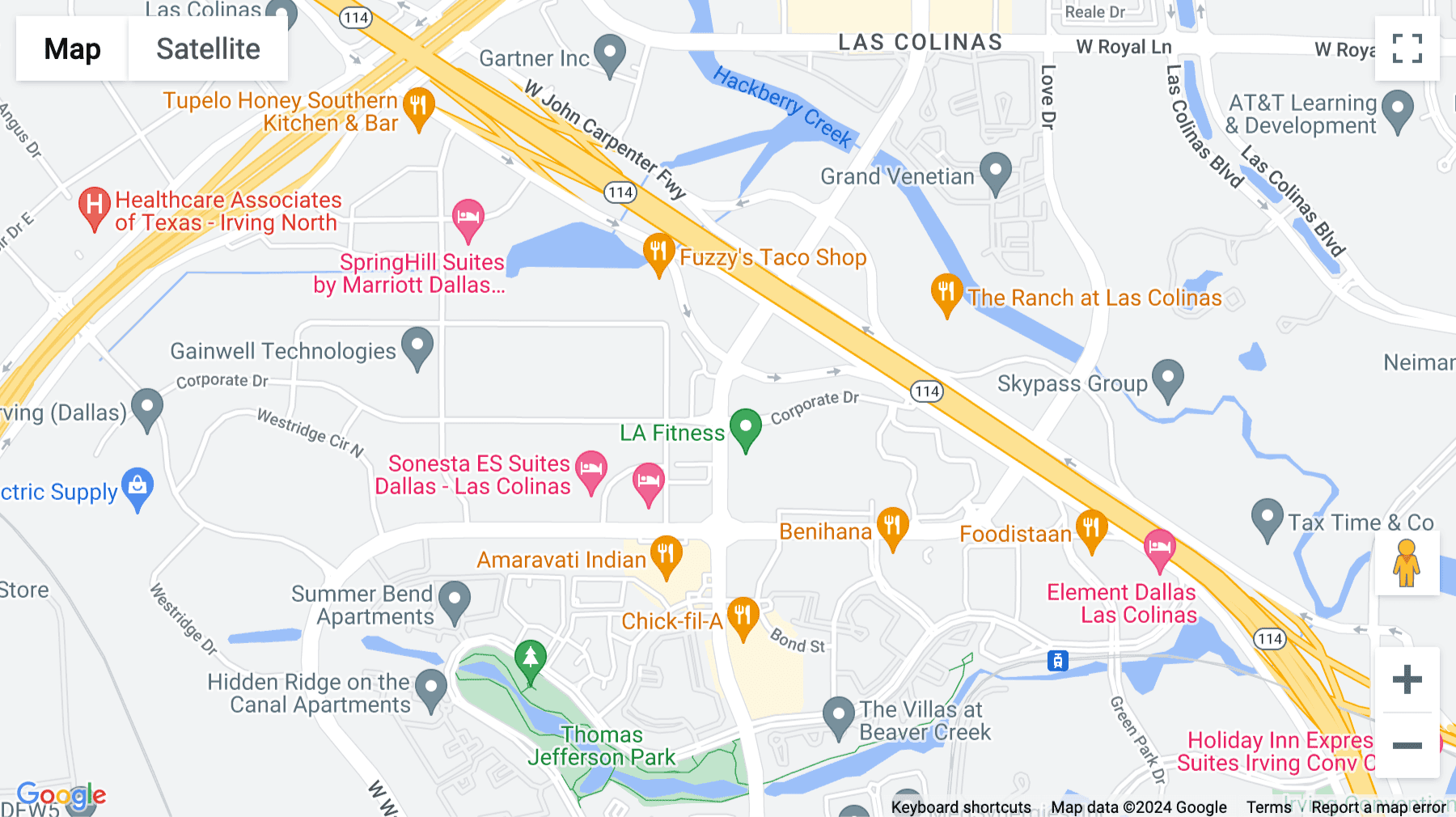 Click for interative map of 5605 North MacArthur Boulevard, 10th and 11th Floors, Las Colinas MacArthur, Irving