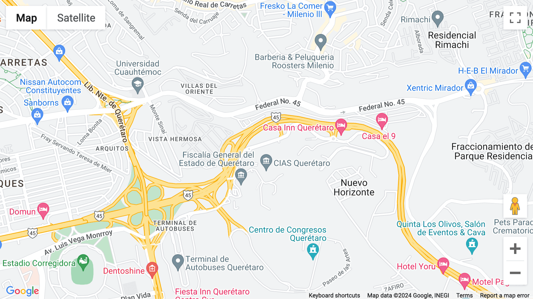 Click for interative map of Orvit Corporate Center, Paseo Monte Miranda No.17, Floor 5, El Marqués, Querétaro, Querétaro