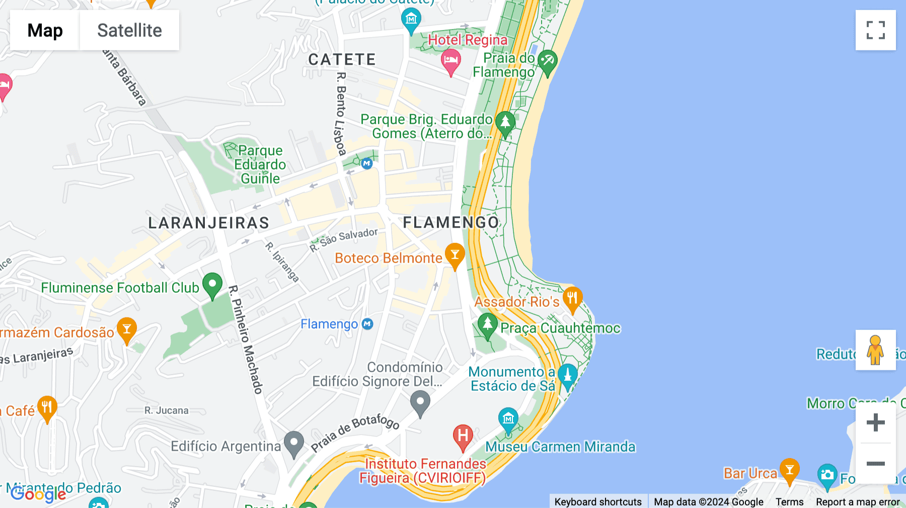 Click for interative map of Praia do Flamengo, 278, 4th floor, Flamengo Beach, Rio de Janeiro, RJ, Brazil, Rio de Janeiro