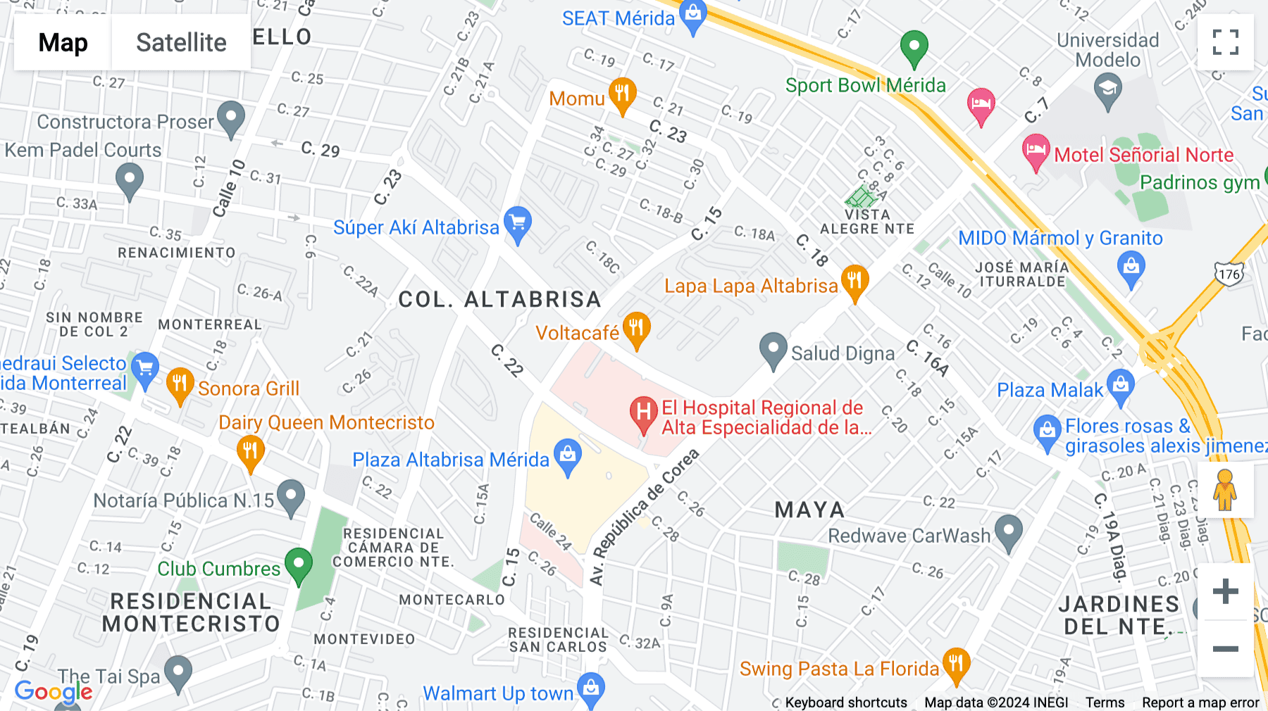 Click for interative map of Calle 20, 235,Colonia Altabrisa, Merida