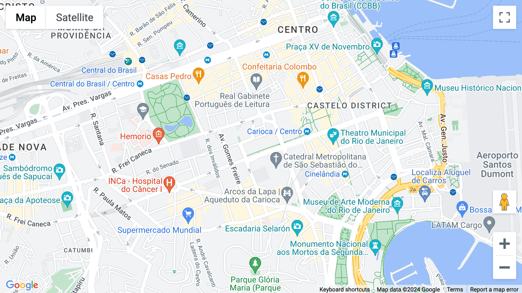 Click for interative map of Ventura Tower, Av Republica do Chile 330, 14 andar, Centro, Rio de Janeiro