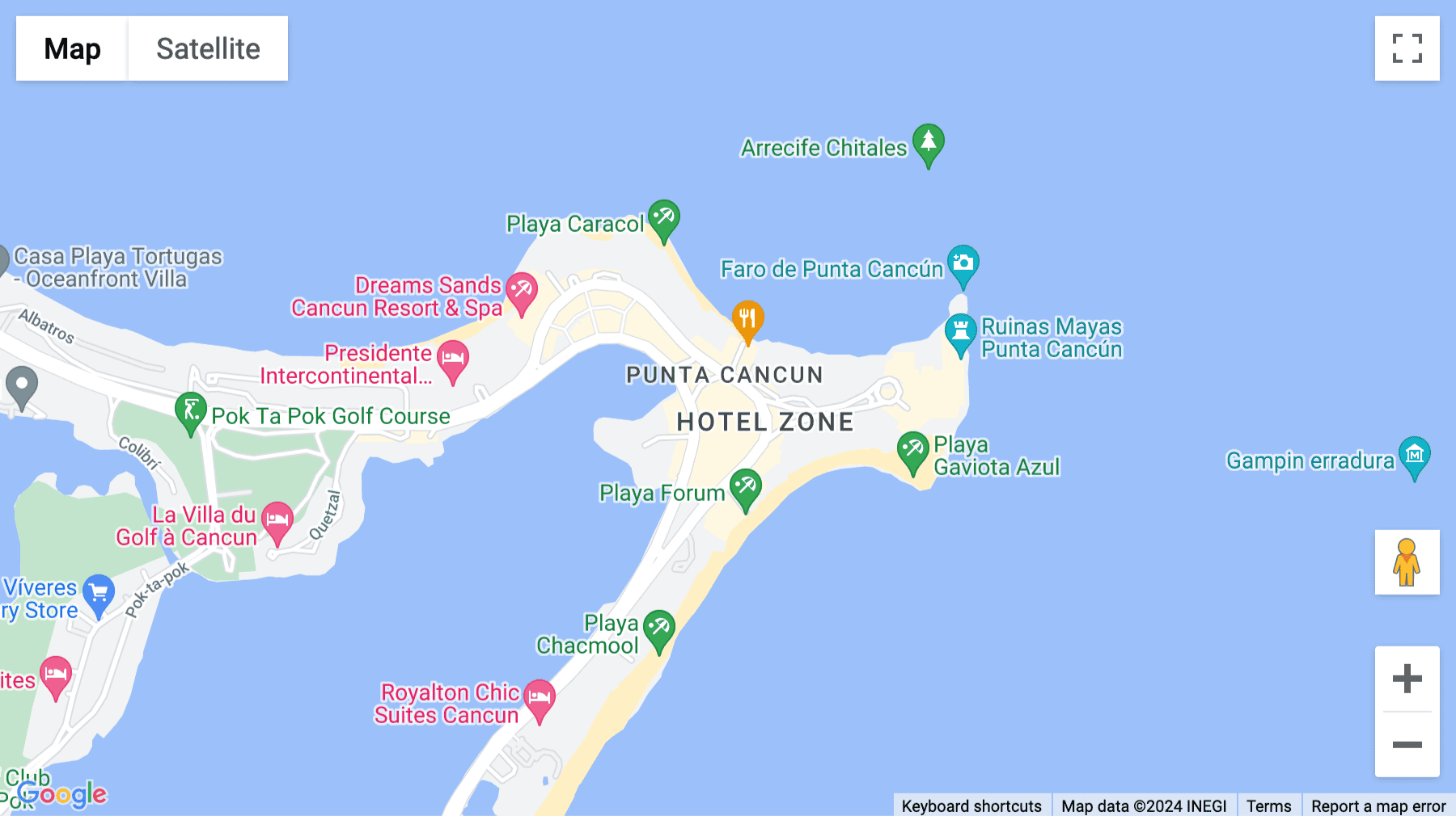 Click for interative map of Cancun International Convention Center, Km. 9, Hotel Zone, Quintana Roo, Cancun, 77500, Cancun