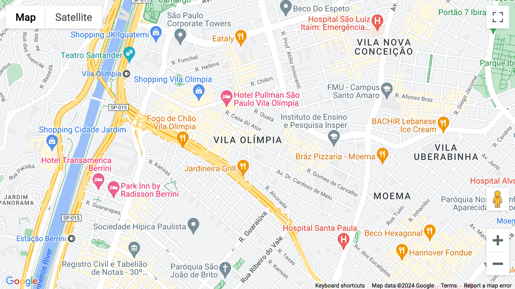 Click for interative map of Rua Gomes de Carvalho, 911, Vila Olímpia, São Paulo, SP, CEP 04547-003, Sao Paulo