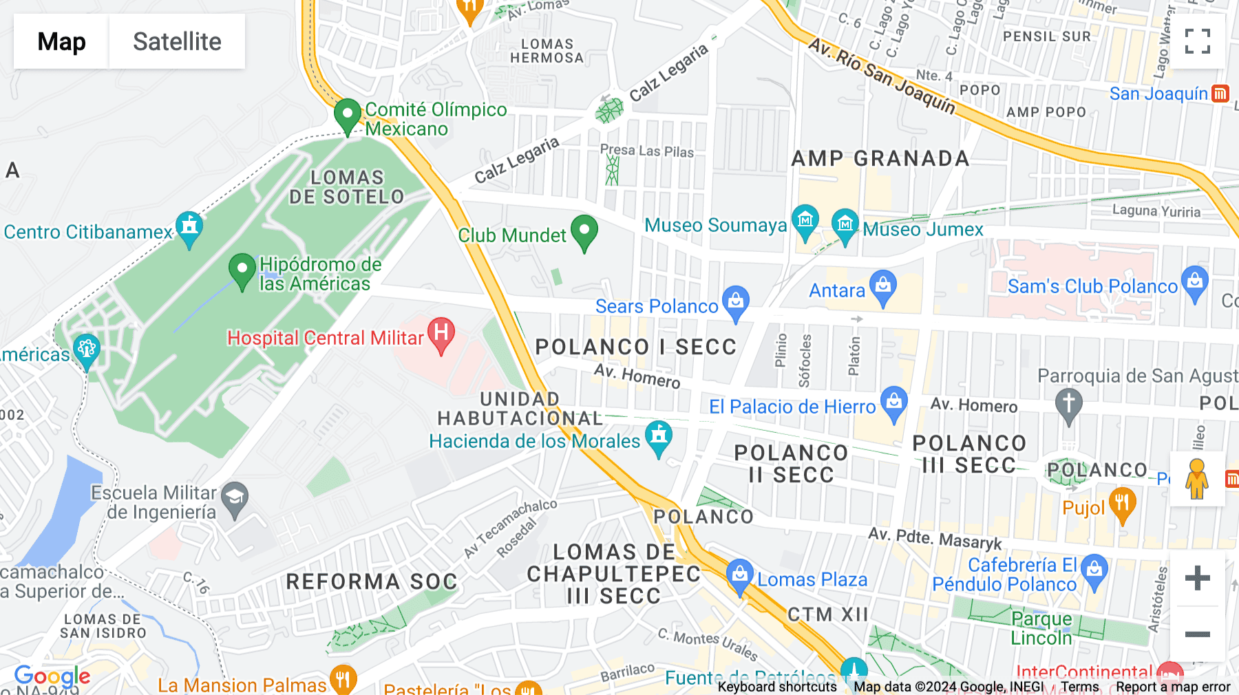 Click for interative map of Avenida Jaime Balmes 11, Torre B, Polanco I Sección, 11510, Ciudad de México, Mexico City