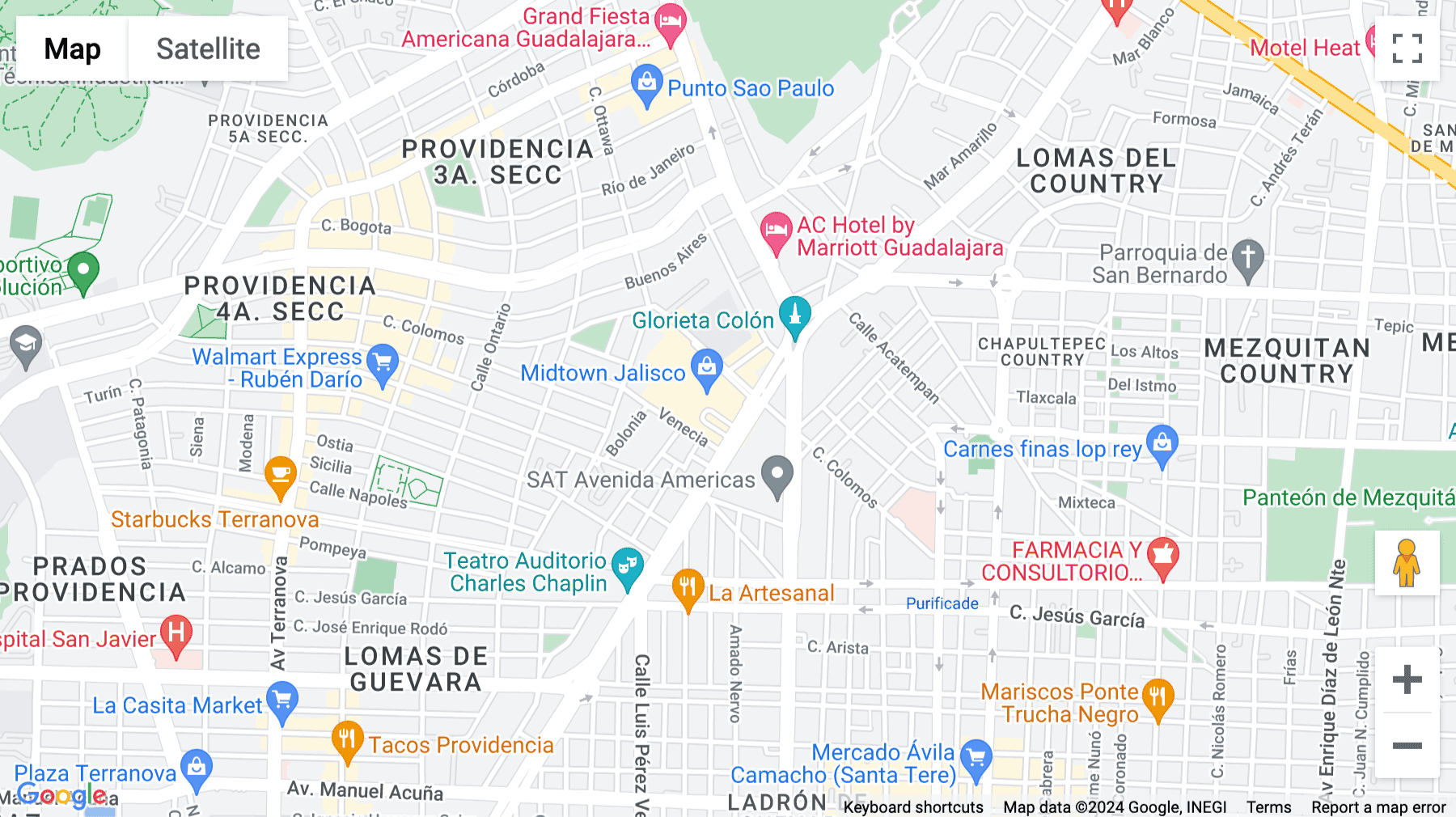 Click for interative map of Av Adolfo López Mateos Nte 95, Italia Providencia, Guadalajara