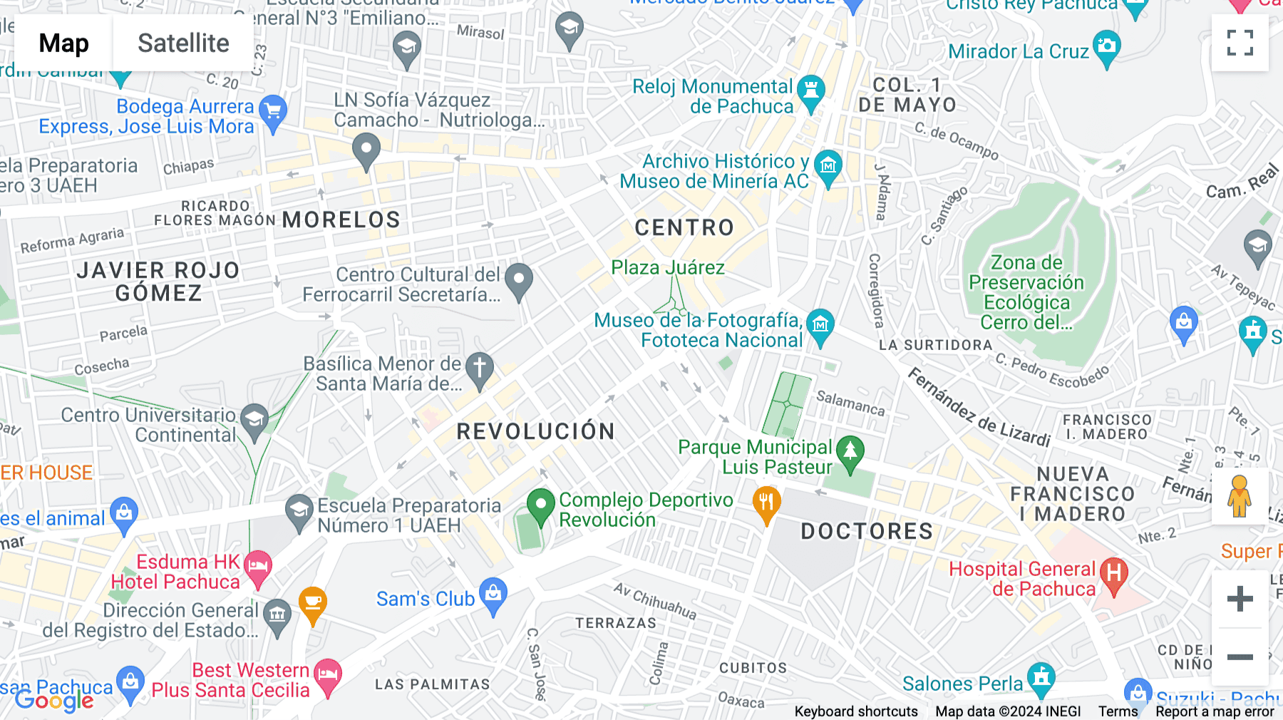 Click for interative map of Av Revolucion 300, Segundo Piso, Colonia Revolucion, Pachuca