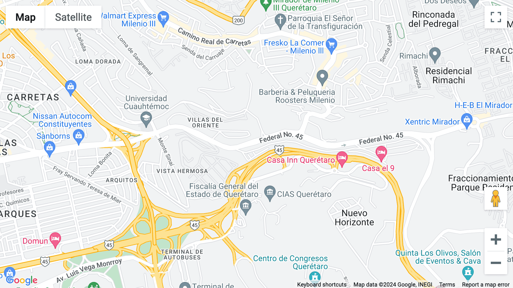 Click for interative map of Paseo Cuesta Bonita No. 315 B, Fracc. Cuesta Bonita, 76063, Querétaro, Querétaro, Querétaro