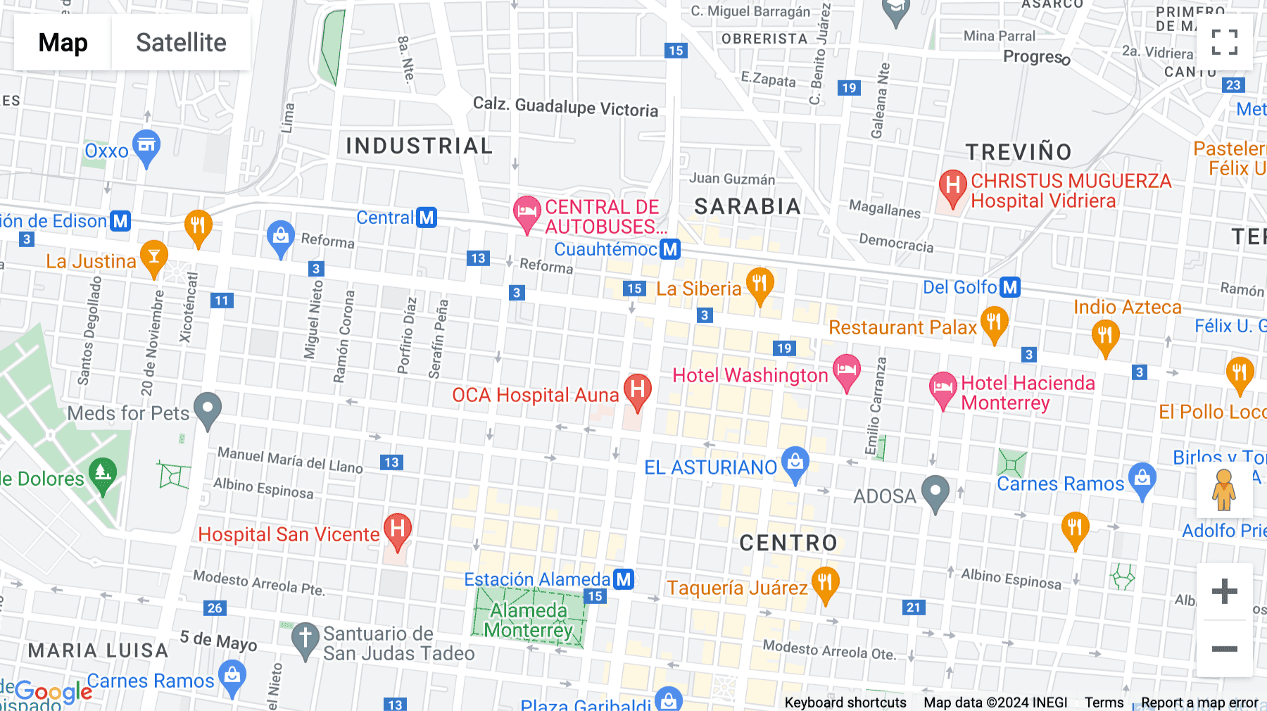 Click for interative map of Av. Cuauhtémoc No. 840, CP 64000 Monterrey, N.L., Monterrey