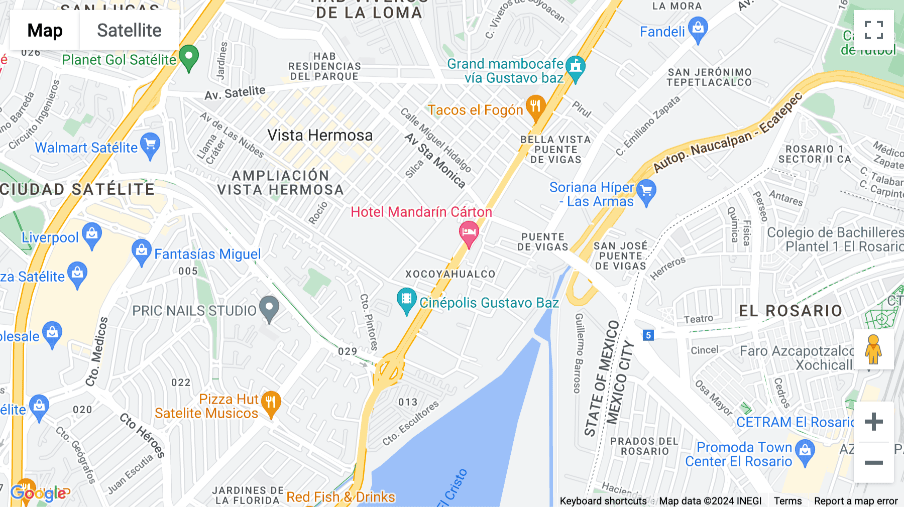 Click for interative map of Av. Gustavo Baz Prada 47, Xocoyahualco, Tlalnepantla de Baz, Méx., Tlalnepantla de Baz