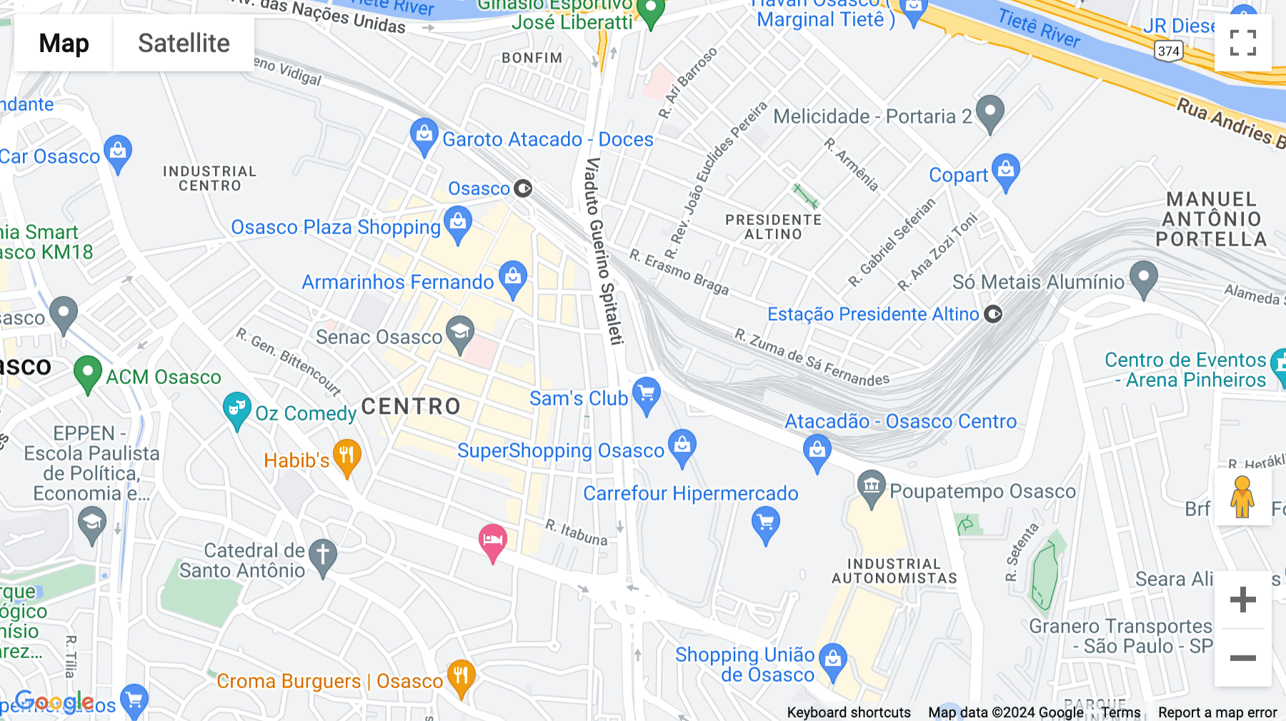 Click for interative map of Av. Domingos Odália Filho, 301, Centro Osasco, Sao Paulo