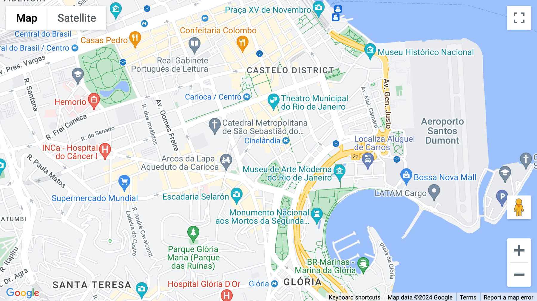 Click for interative map of Rua do Passeio, 38, 38, Rio de Janeiro
