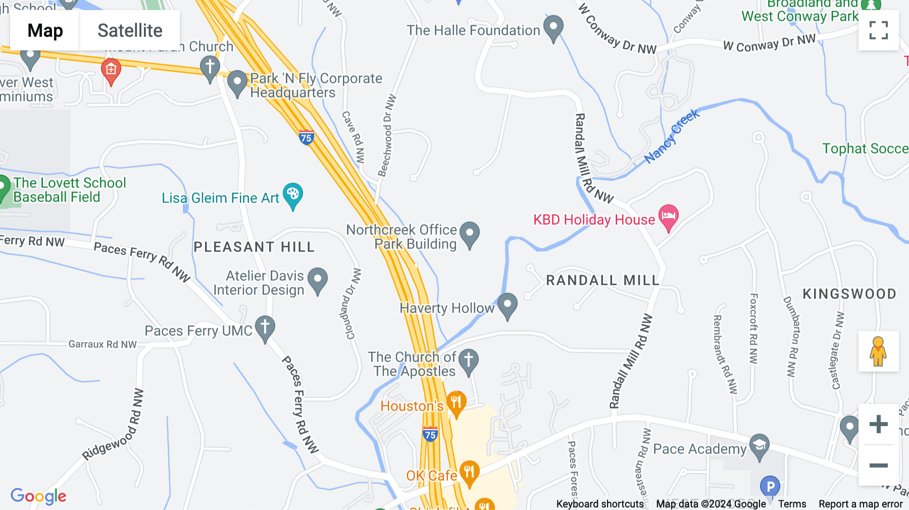 Click for interative map of 3715 Northside Parkway, Building 100 Suite 500, Atlanta