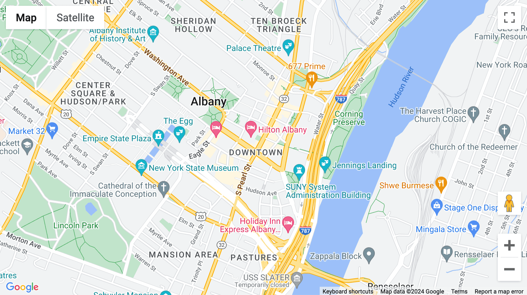 Click for interative map of 69 State Street, Albany (NY)