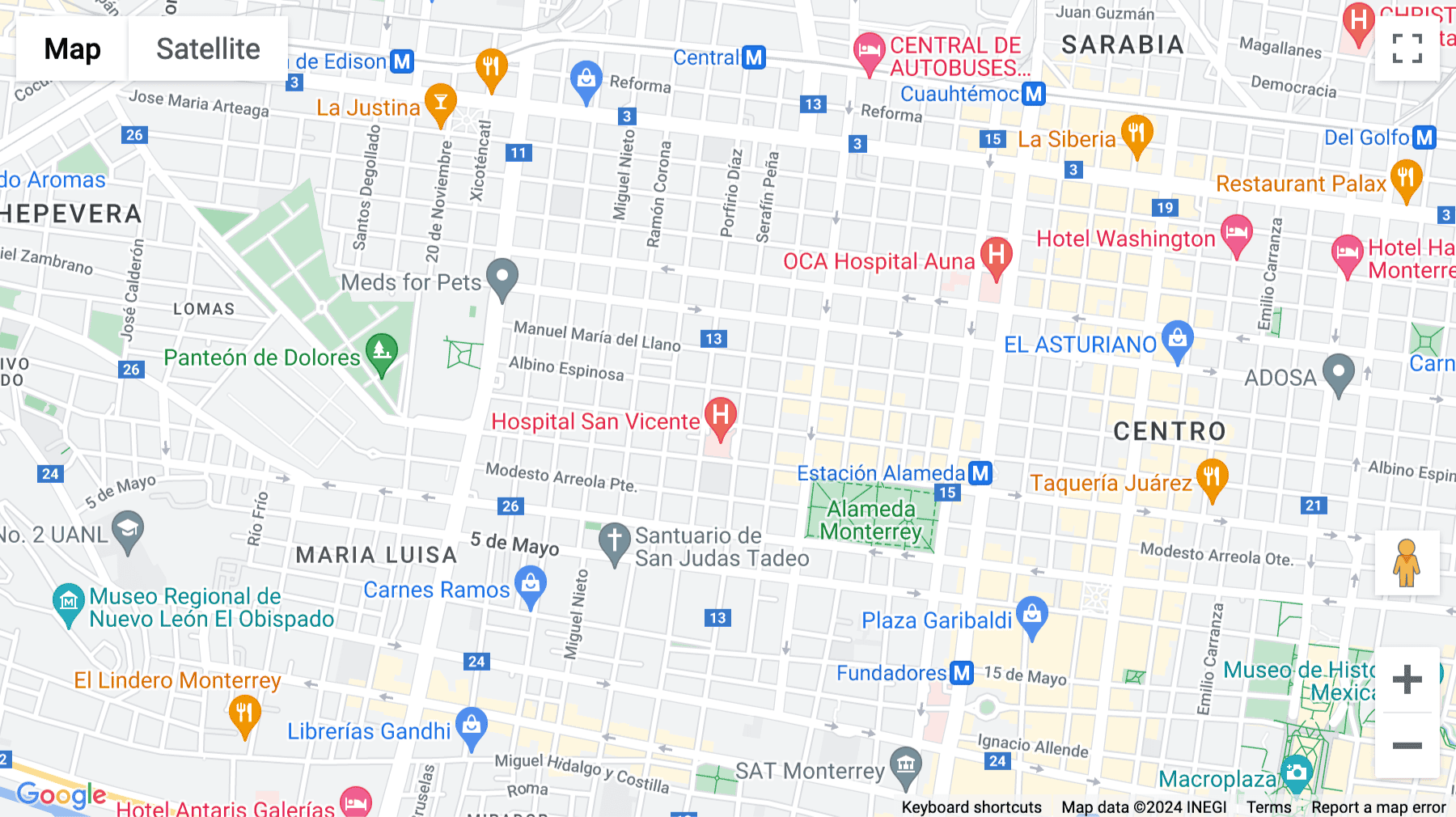 Click for interative map of Avenida Circuito Frida Kahlo 303, Valle Oriente, San Pedro Garza García, Monterrey
