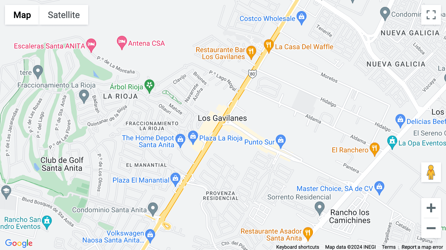 Click for interative map of Avenida Punto Sur 312, Guadalajara