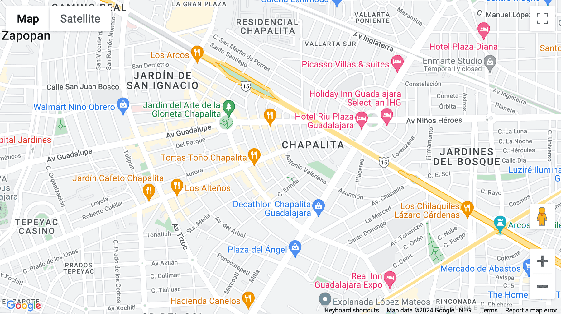 Click for interative map of Av. Tepeyac No.409, Col. Chapalita Oriente, Guadalajara, Jalisco, Guadalajara