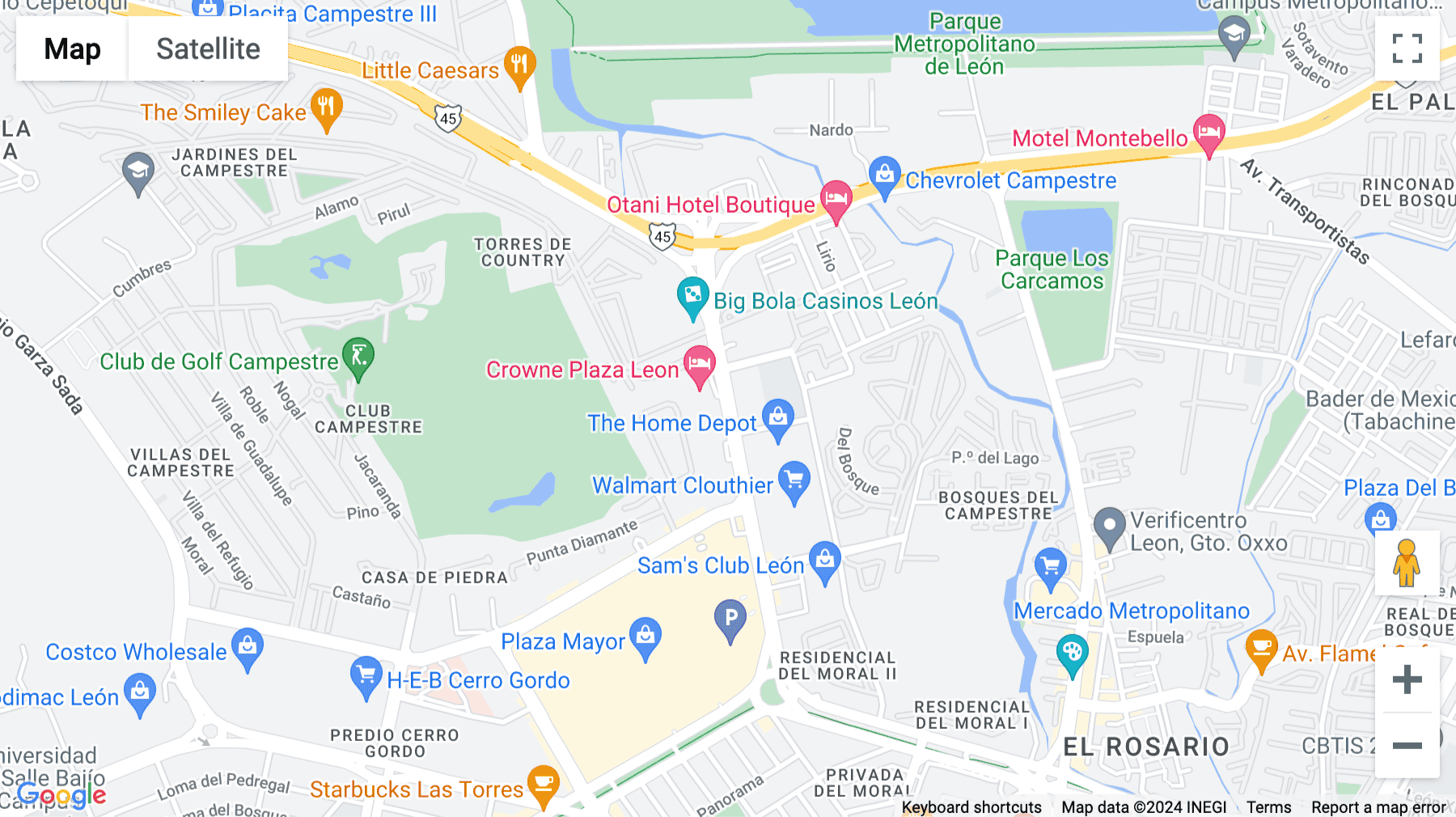 Click for interative map of Blvd. Manuel J. Clouthier 304, Jardines del Campestre, Leon, Guanajuato, Leon