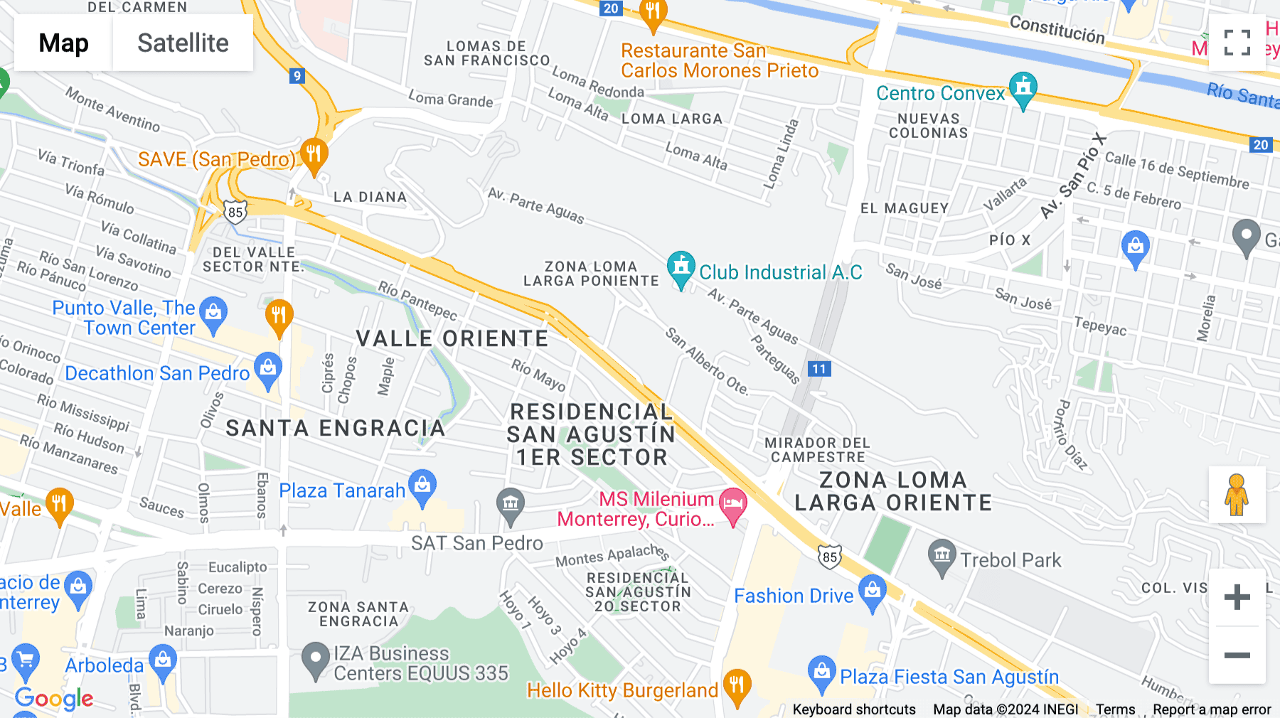 Click for interative map of Lázaro Cárdenas 1007, Residencial Santa Bárbara, San Pedro Garza García, Nuevo León, Monterrey