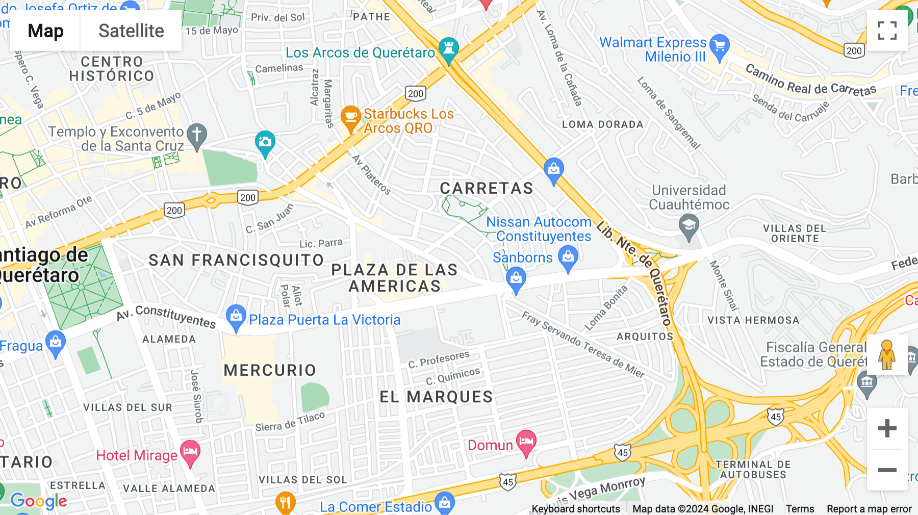 Click for interative map of Av. Ejército Republicano, 163 Col. Carretas, Querétaro