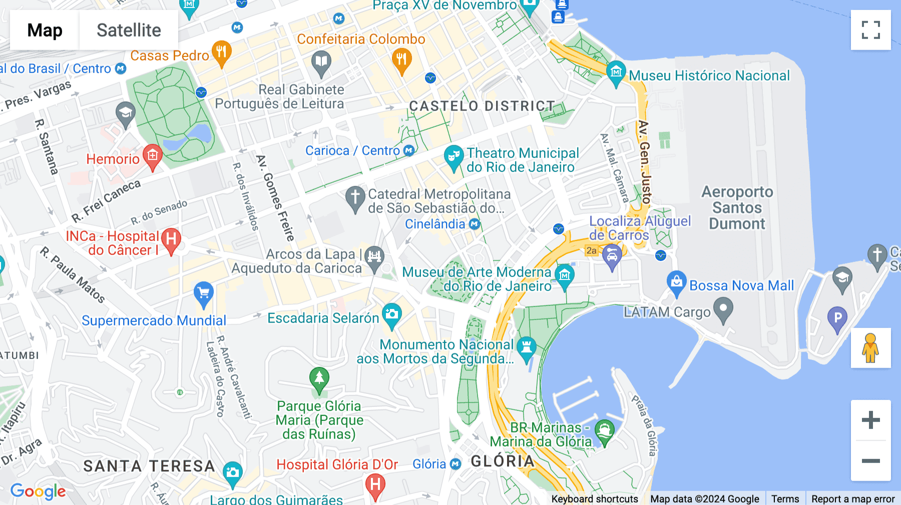 Click for interative map of Rua do Passeio, 38, Torre 2, 15º andar, Rio de Janeiro