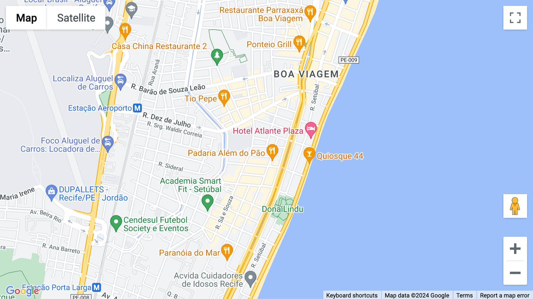 Click for interative map of Rua João Eugênio de Lima 143, Boa Viagem, Recife