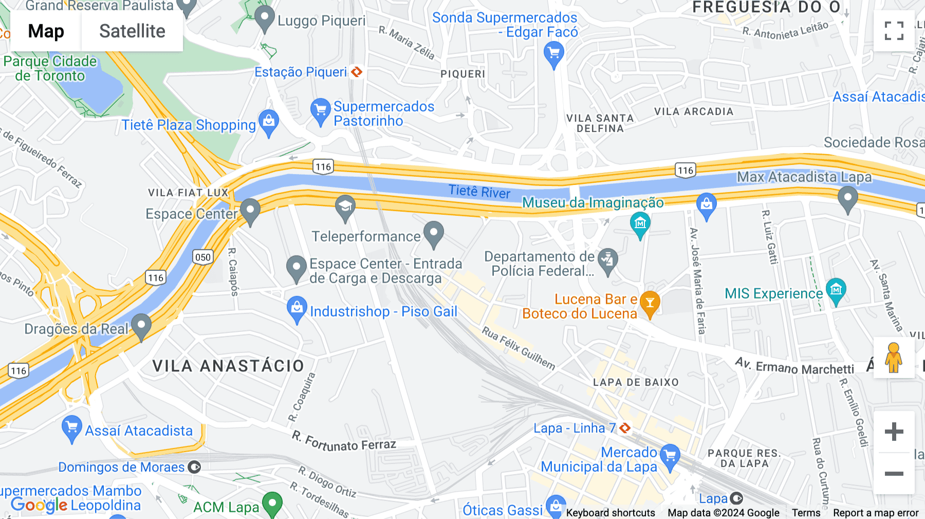 Click for interative map of Rua Werner Von Siemens, 111, Lapa de Baixo, Sao Paulo
