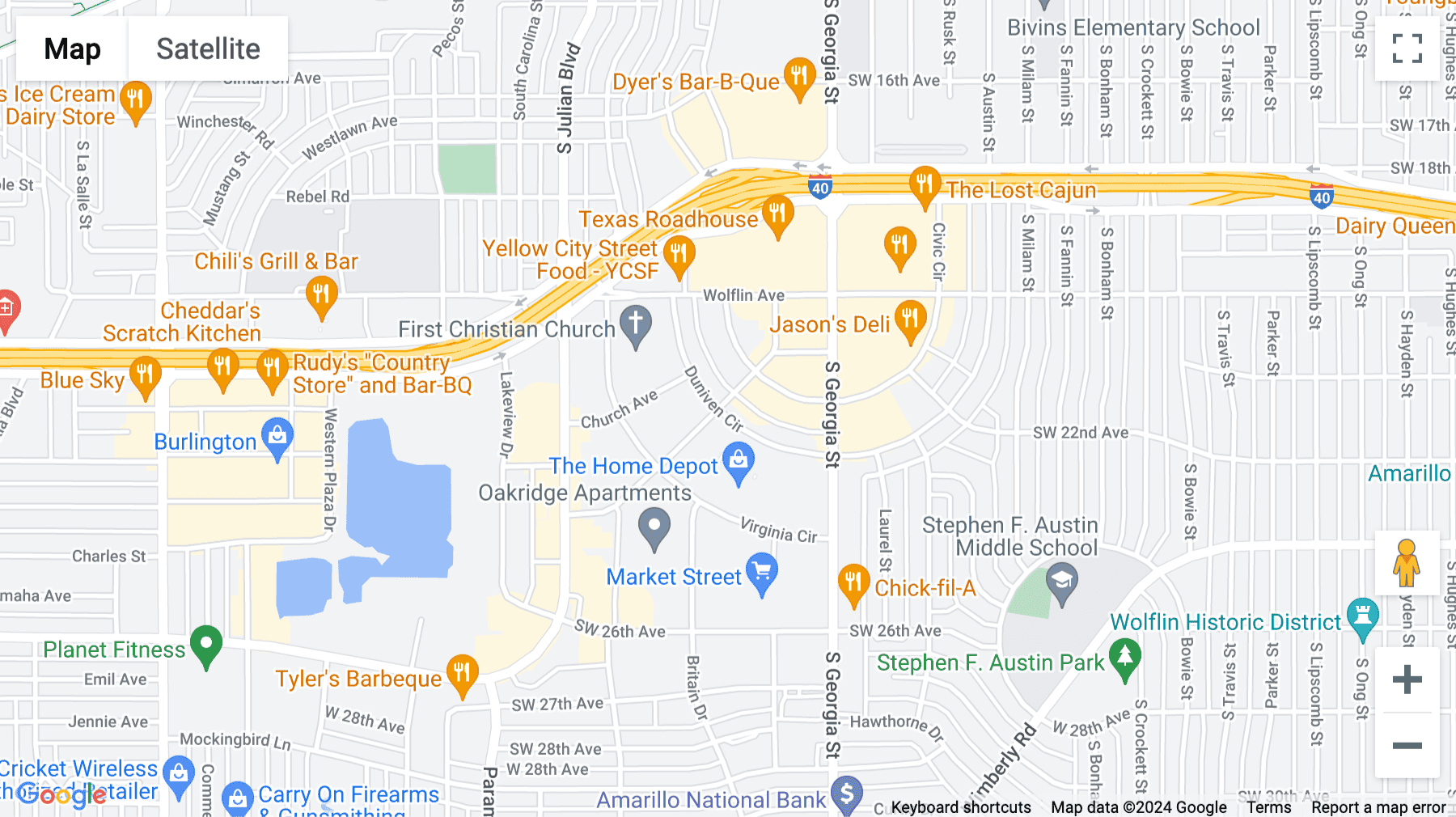 Click for interative map of 2766 Duniven Circle, Amarillo