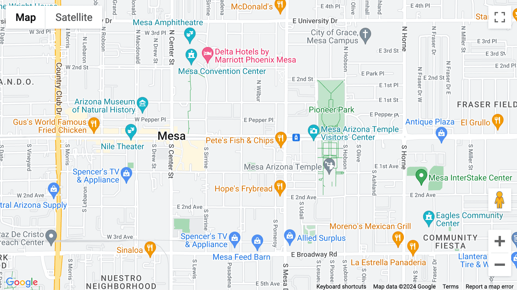 Click for interative map of 225 East Main Street, Suite 201, Mesa