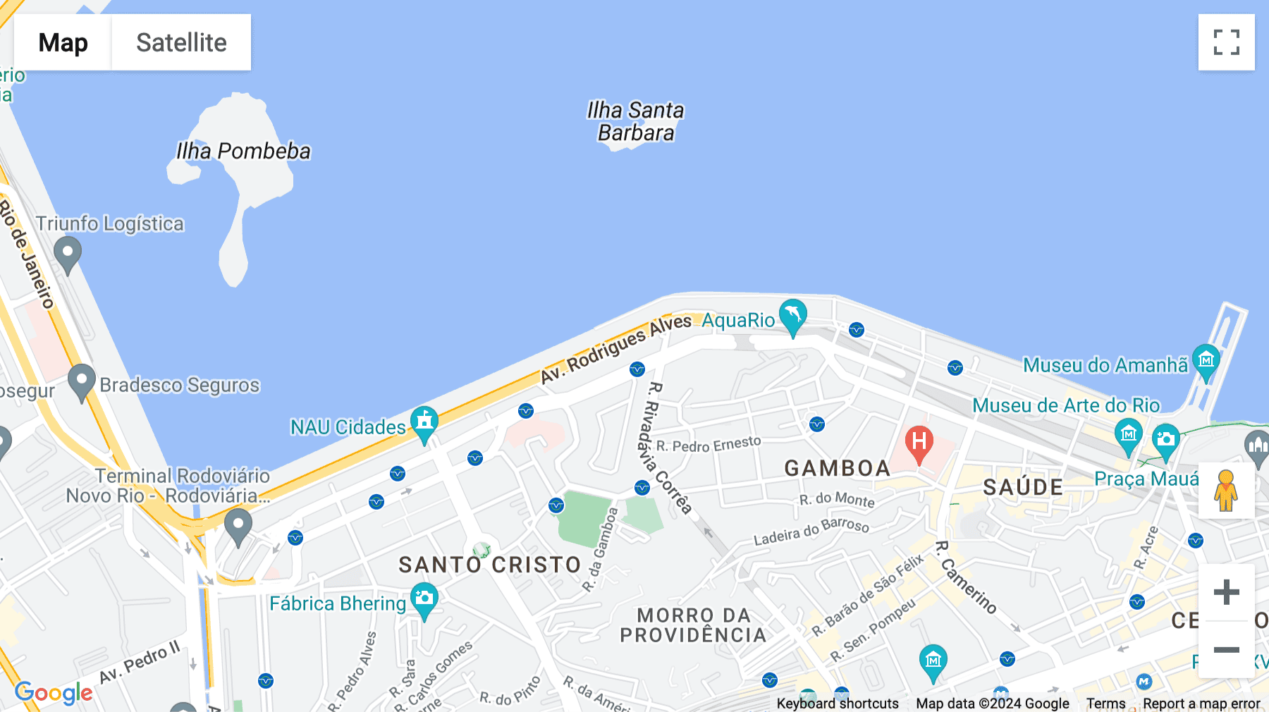 Click for interative map of Aqwa, Avenida Oscar Niemeyer, 2000, Rio de Janeiro