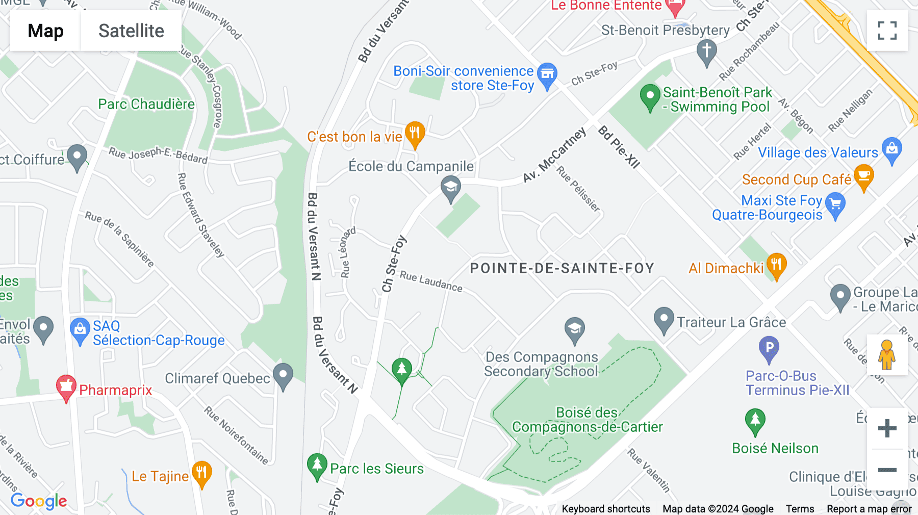 Click for interative map of 3700 Rue Du Campanile, Quebec City