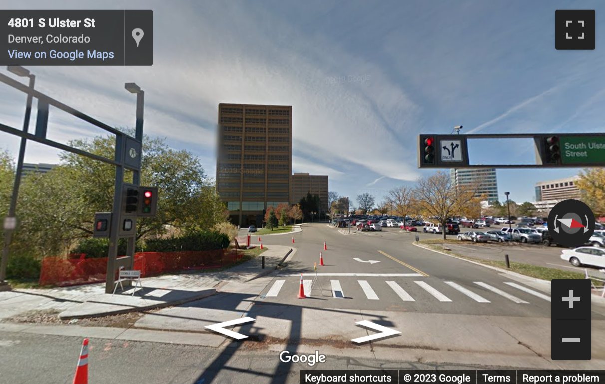 Street View image of 7900 East Union Avenue, Corporate Center III, Suite 1100, Denver, Colorado, USA