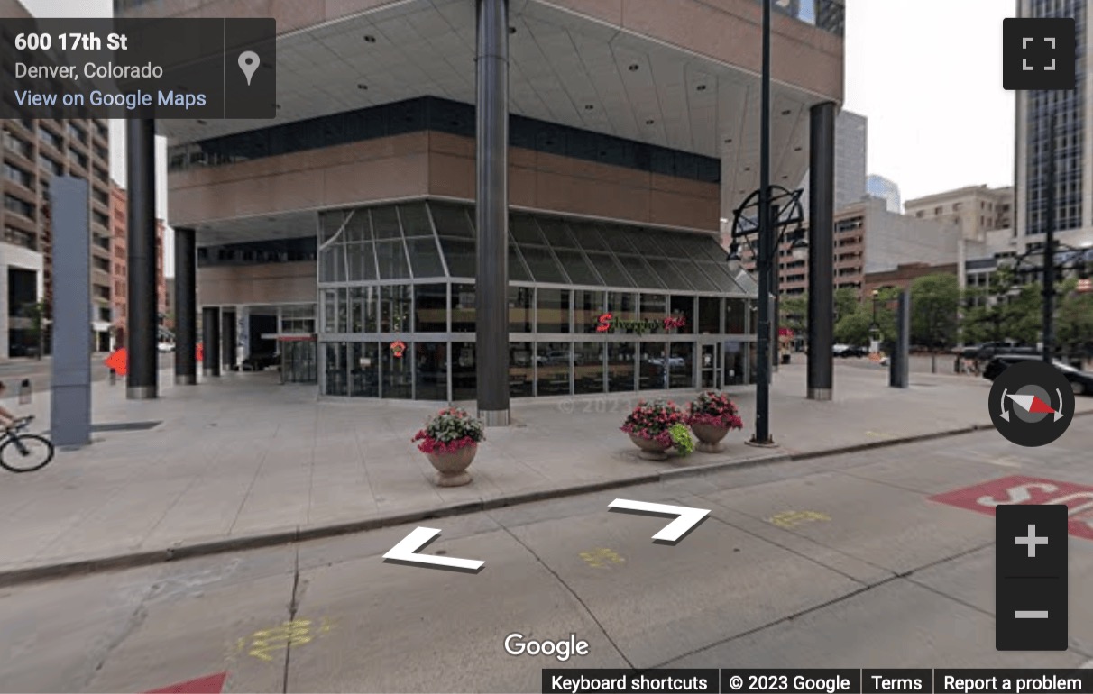 Street View image of 600 17th Street, Suite 2800, Denver, Colorado, USA