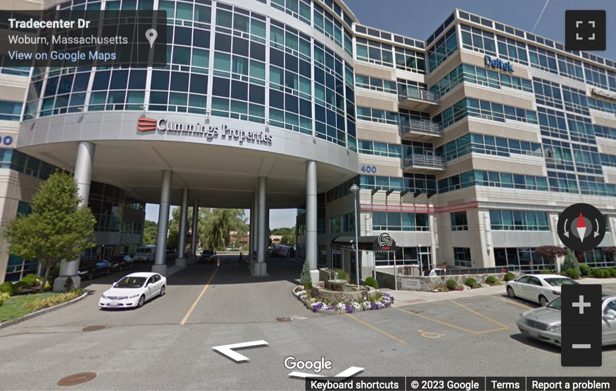 Street View image of 400 TradeCenter, Suite 5900, Woburn, Massachusetts, USA