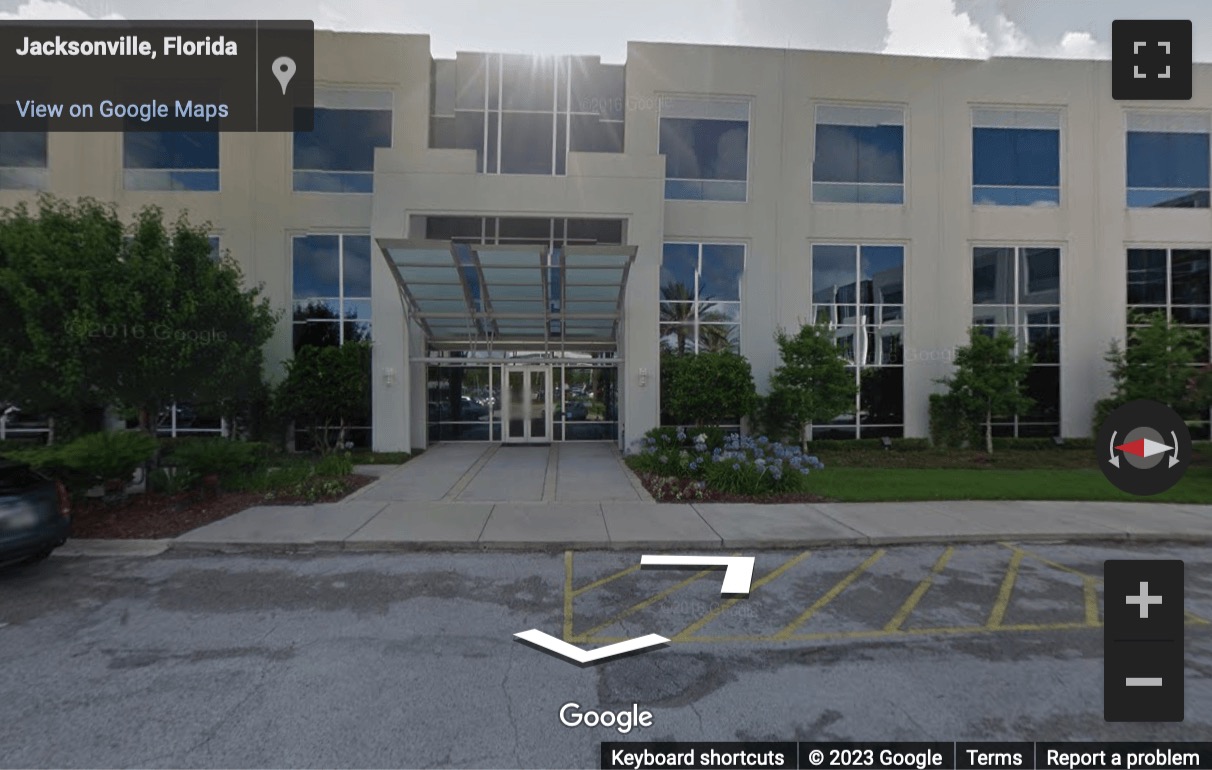 Street View image of 10752 Deerwood Park, Boulevard South, Jacksonville, Florida, USA