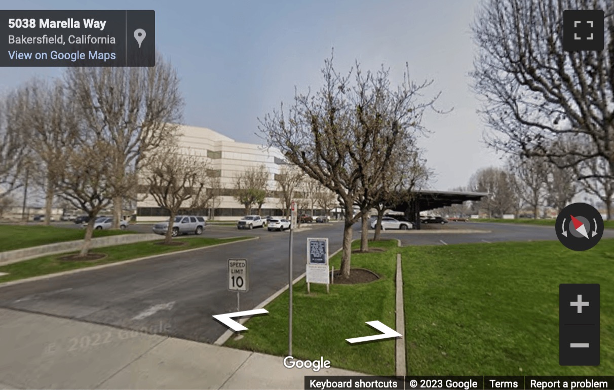 Street View image of 4900 California Avenue, Tower B-210, Bakersfield, California, USA